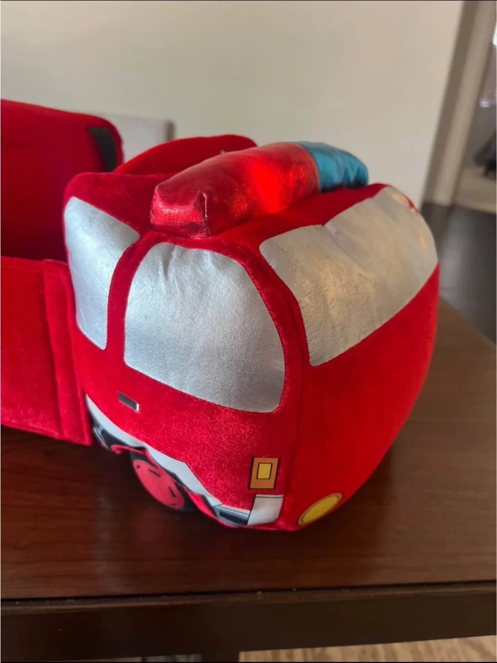 Plush Red Fire Truck Kids Costume - Fire Dept